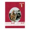 Red Suede Mat Board for 12x16 Frames - Oval Opening for 8x10 Photos